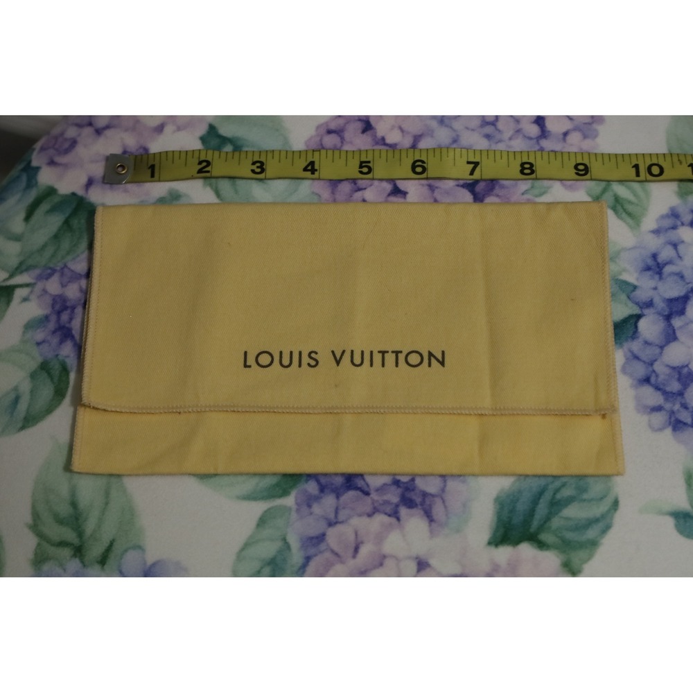 Louis Vuitton Cotton Pouch Dust Bag WALLET Accessory Storage Envelope #8
